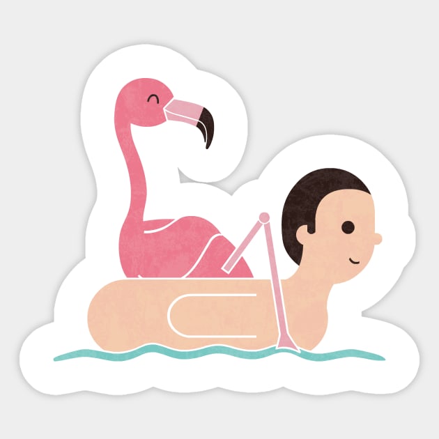 Float Sticker by HandsOffMyDinosaur